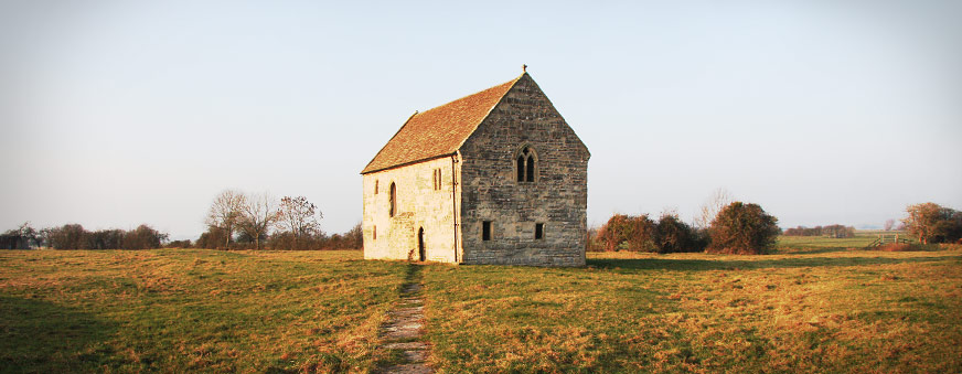 14th century Abbot’s Fish House near Meare, Somerset, UK
