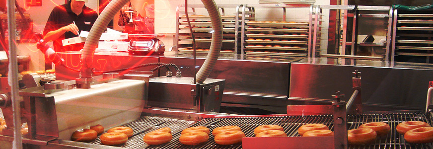 Krispy Kreme, somewhere in Winston-Salem, North Carolina